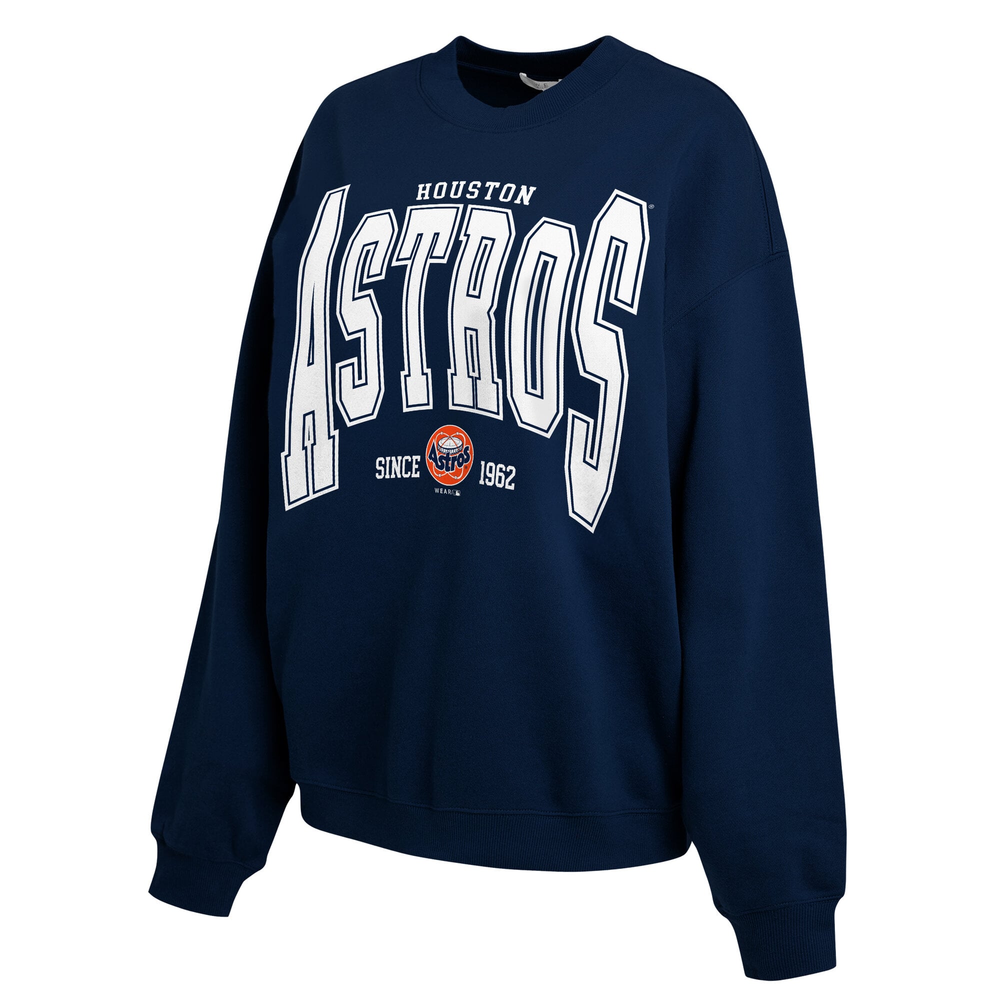 Sweat-shirt polaire oversize bleu marine Houston Astros pour femme de la marque WEAR by Erin Andrews