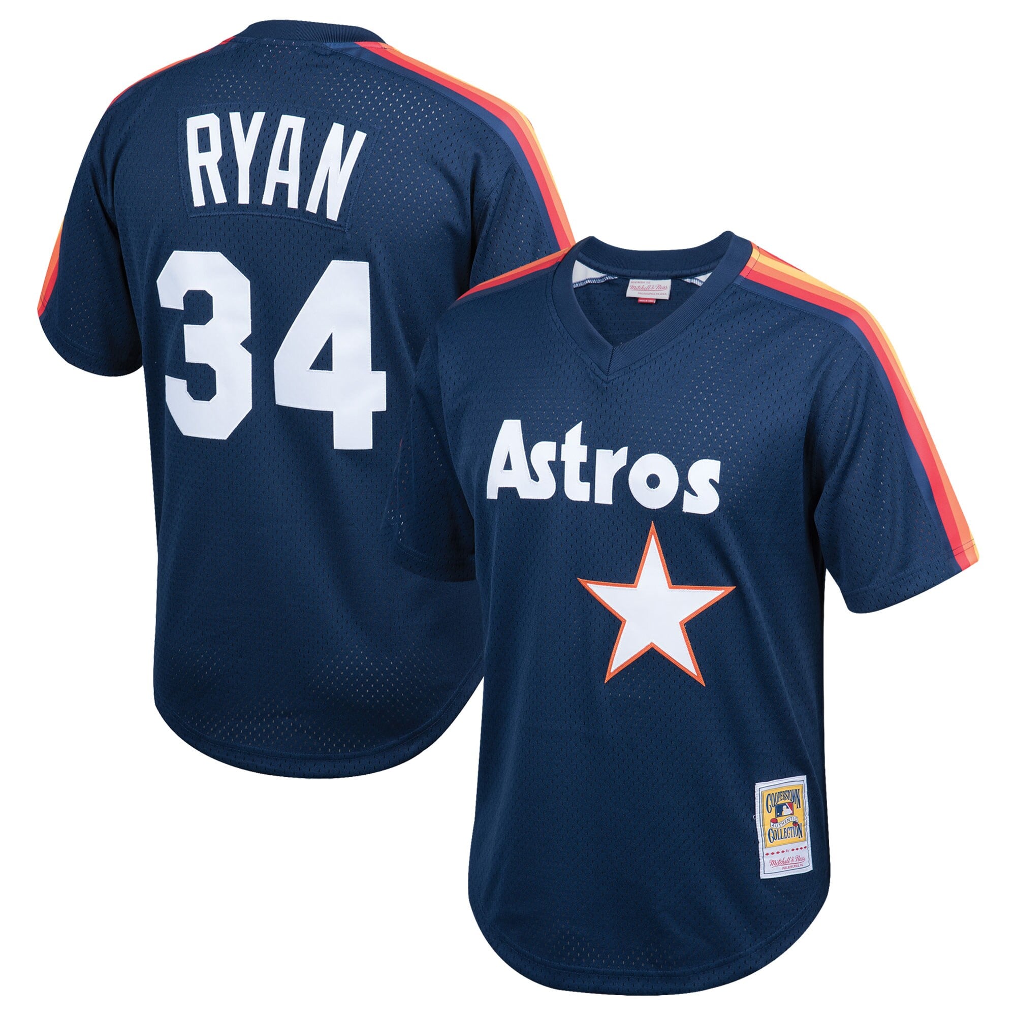 Youth Nolan Ryan Navy Houston Astros 1988 Cooperstown Collection