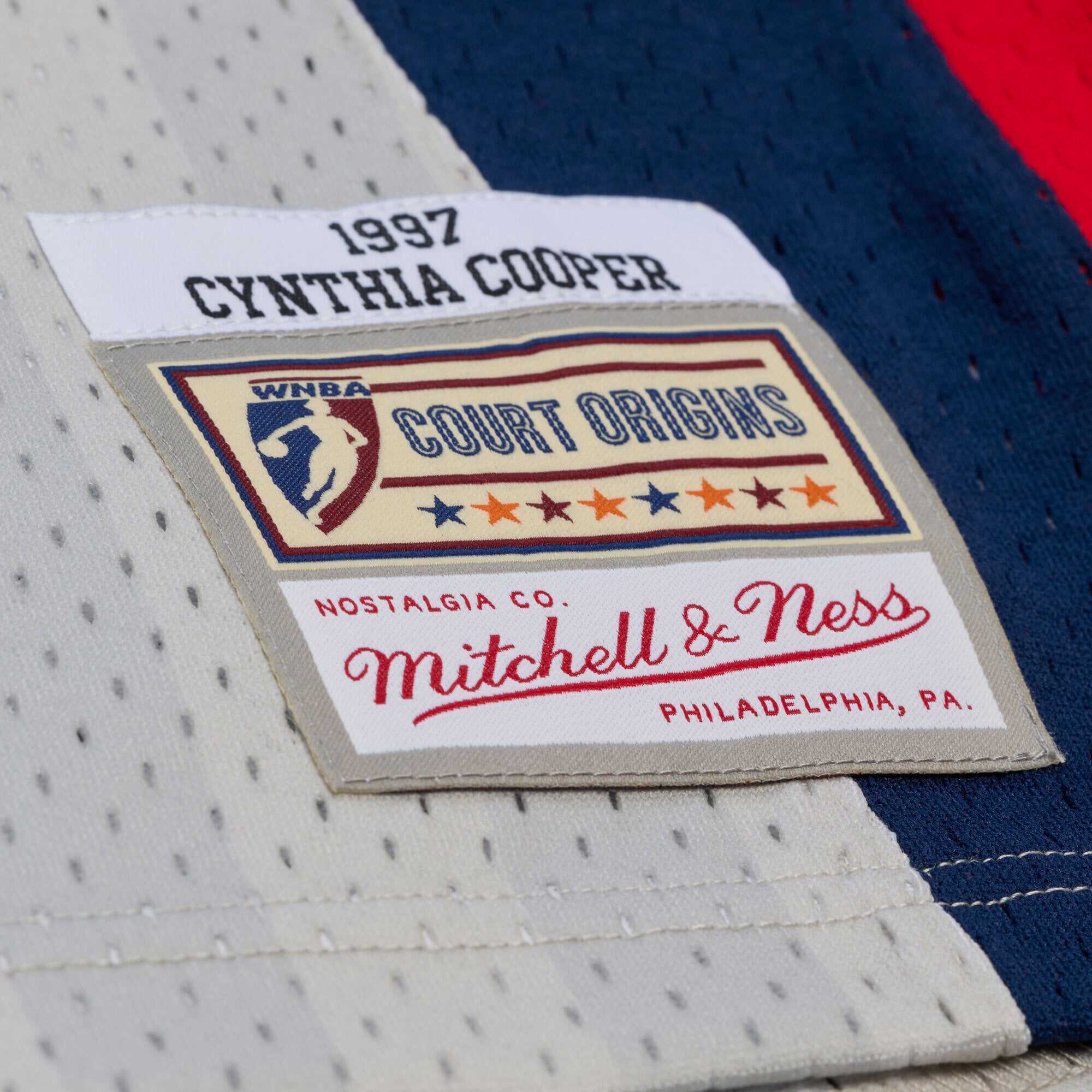 Unisex Mitchell & Ness Cynthia Cooper Silver Houston Comets 1997 Swingman Jersey - Court Origins