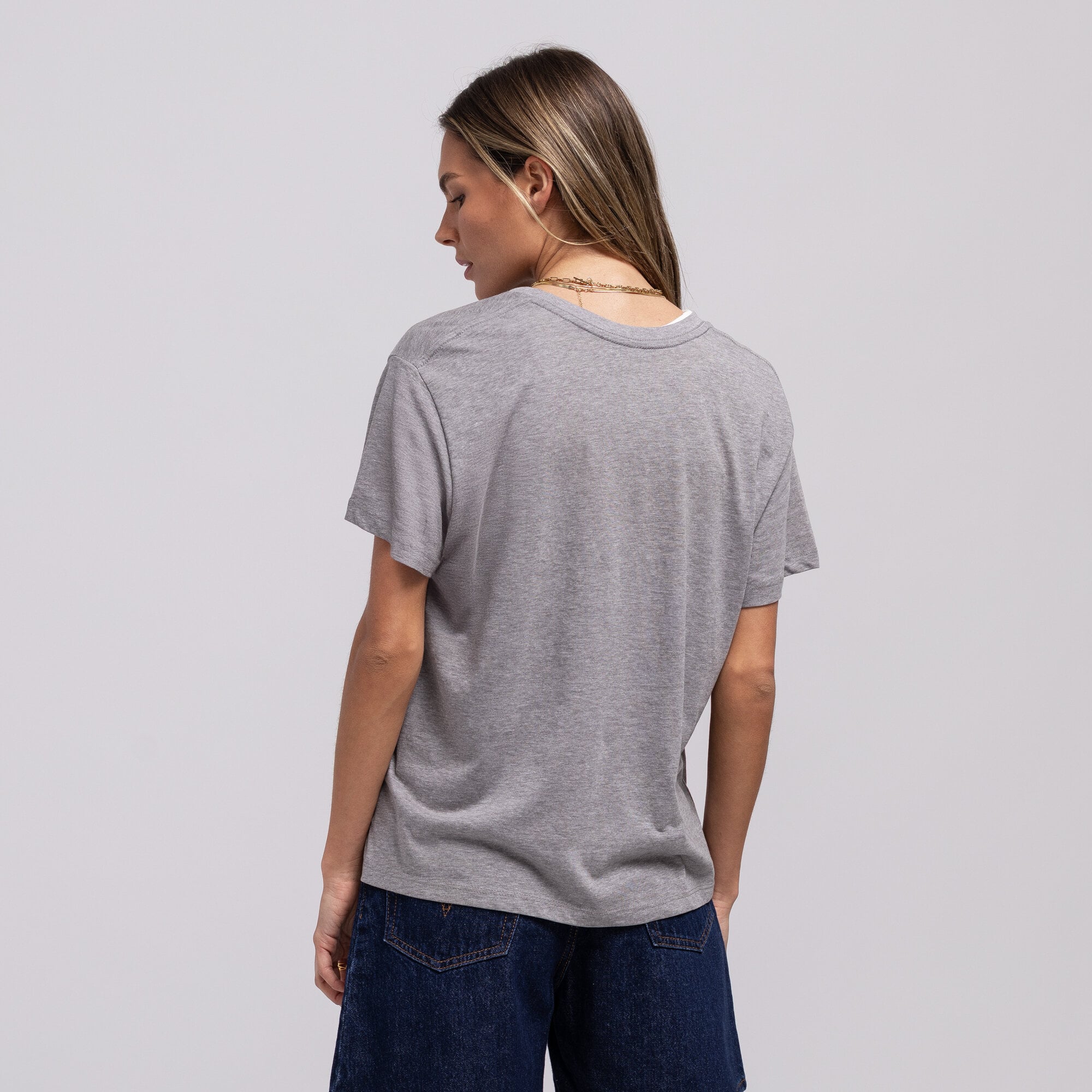 Unisex Mitchell & Ness Sheryl Swoopes Heather Gray Houston Comets Player Boyfriend T-Shirt - Court Origins