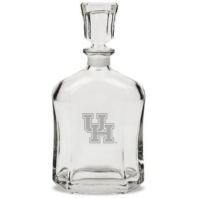 Houston Cougars 23.75oz. Crystal Whiskey Decanter