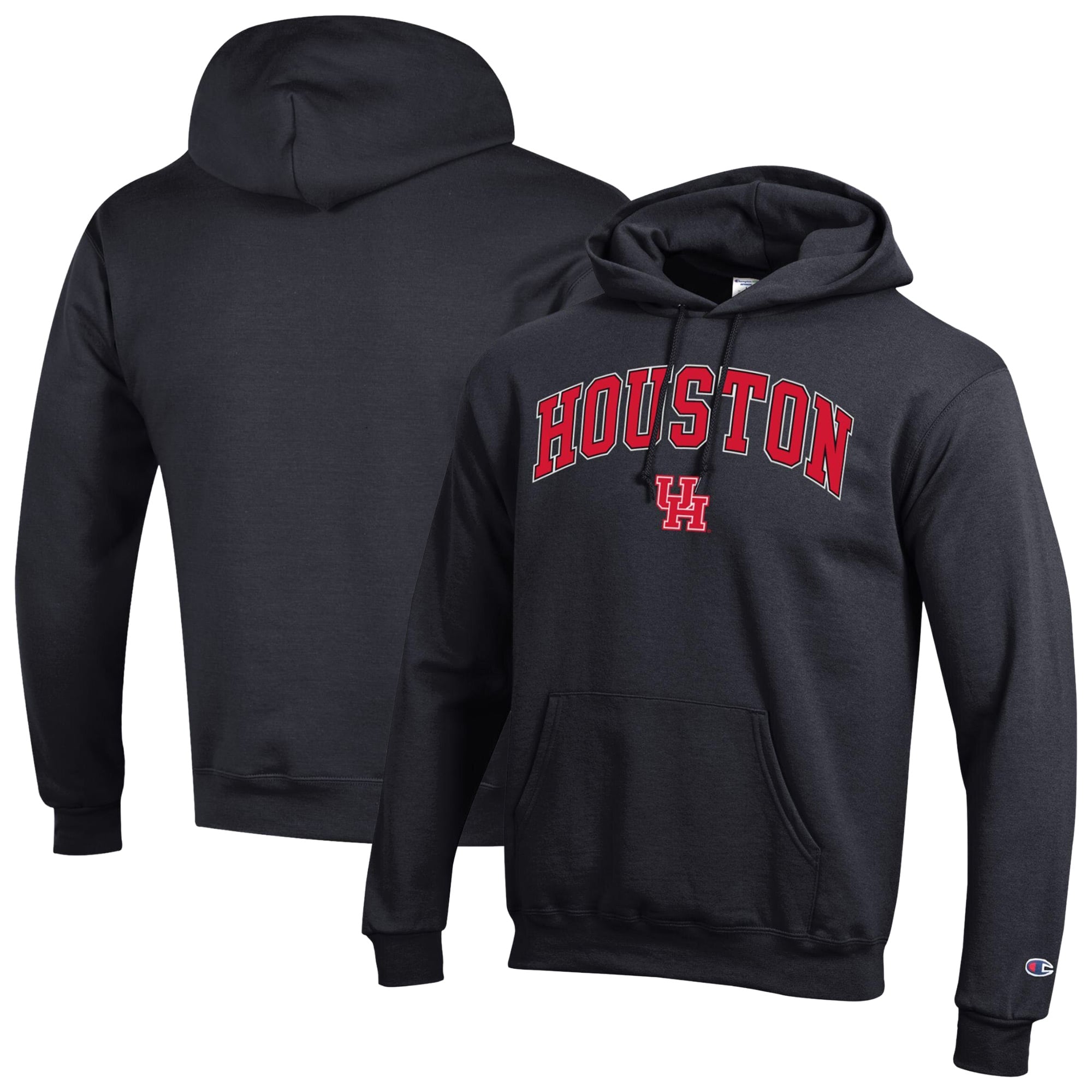 Men's Champion Red Houston Cougars Powerblend Hoodie