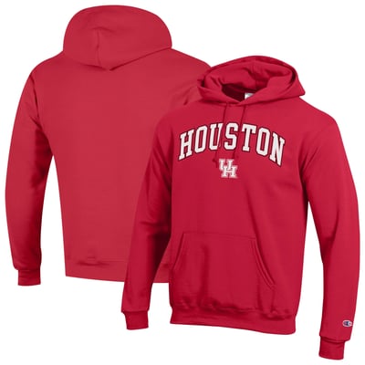 Houston Cougars Champion Powerblend Hoodie - Red