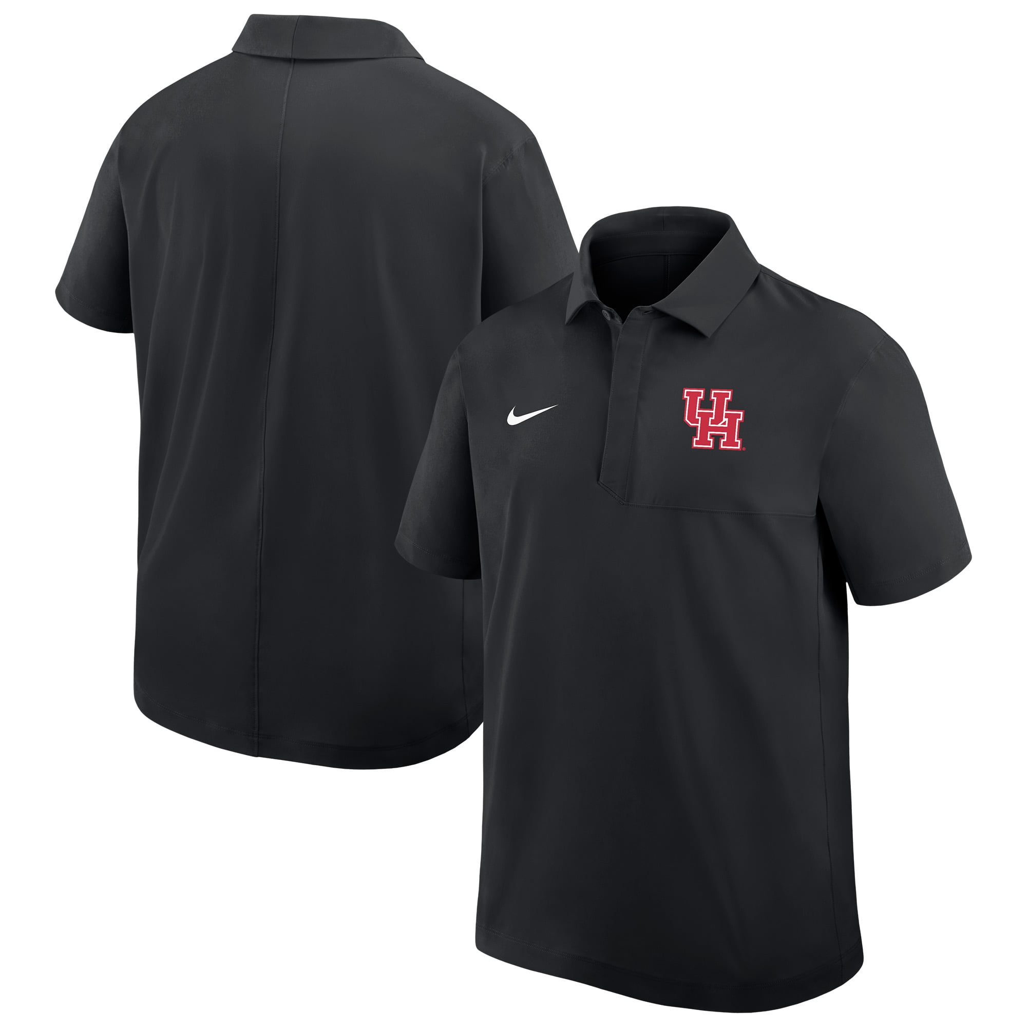 Polo Nike noir Houston Cougars 2025 Sideline Dri-FIT pour homme