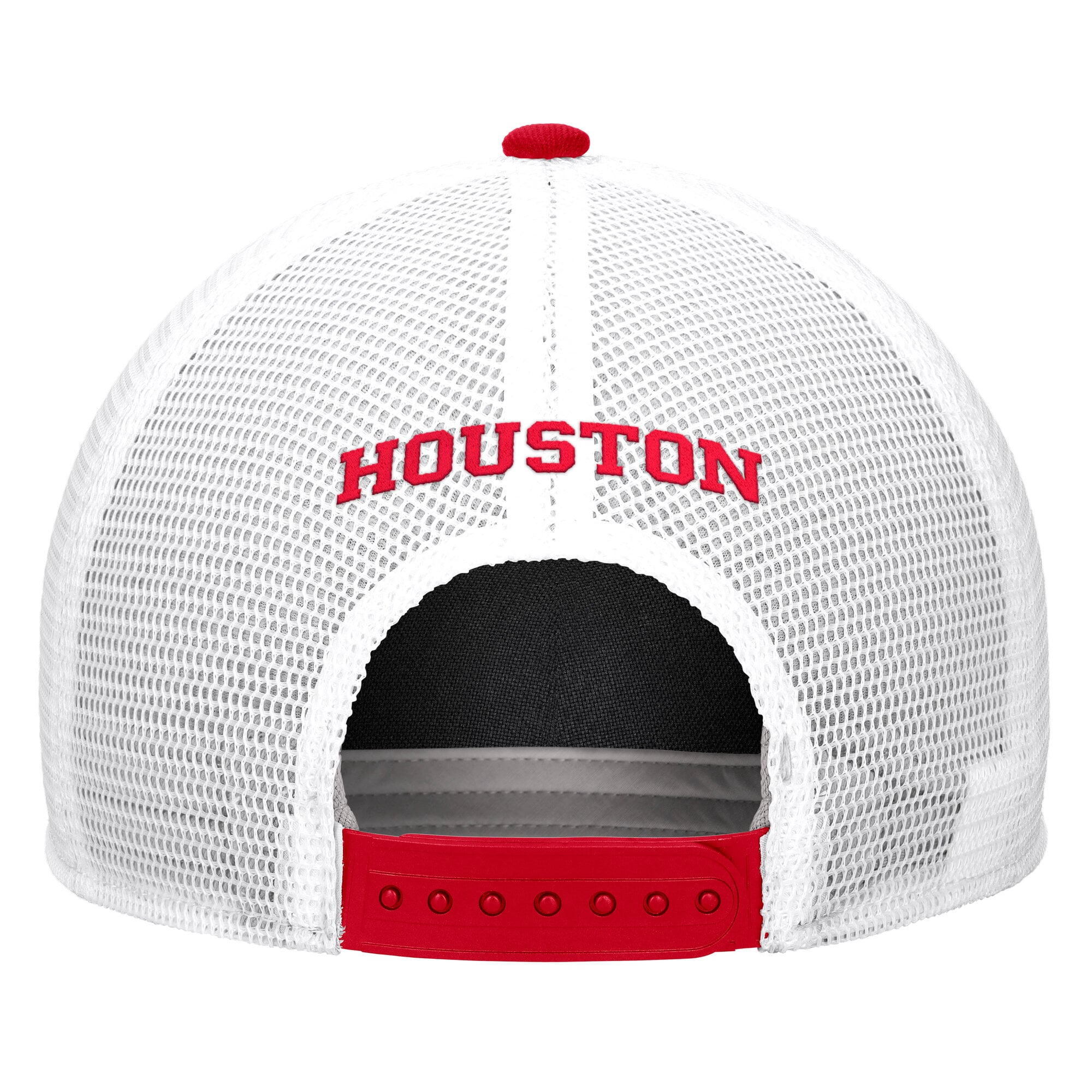 Men's Nike Red Houston Cougars 2026 On-Field Rope Adjustable Trucker Hat