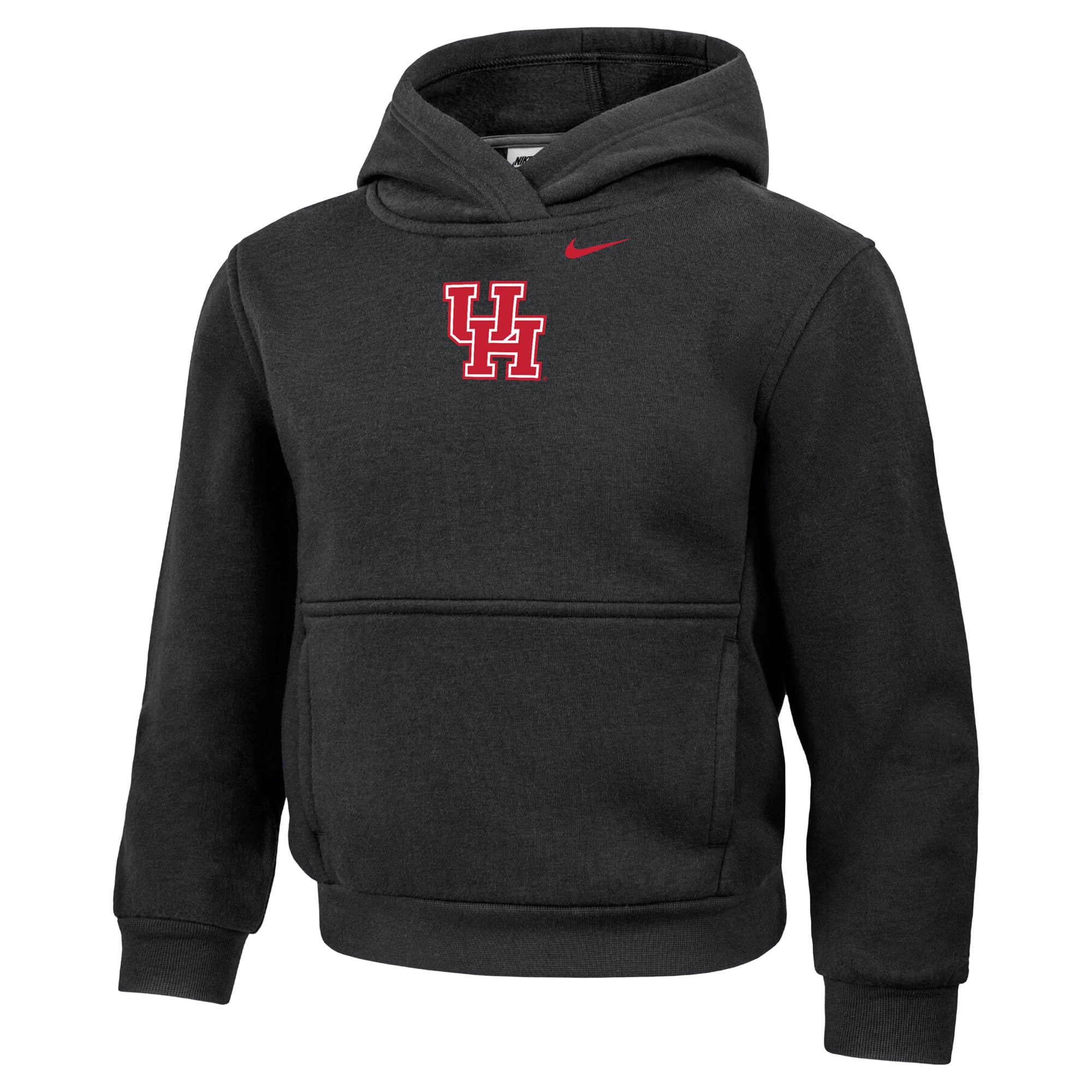 Sweat à capuche Nike noir Houston Cougars Core pour enfants d'âge préscolaire