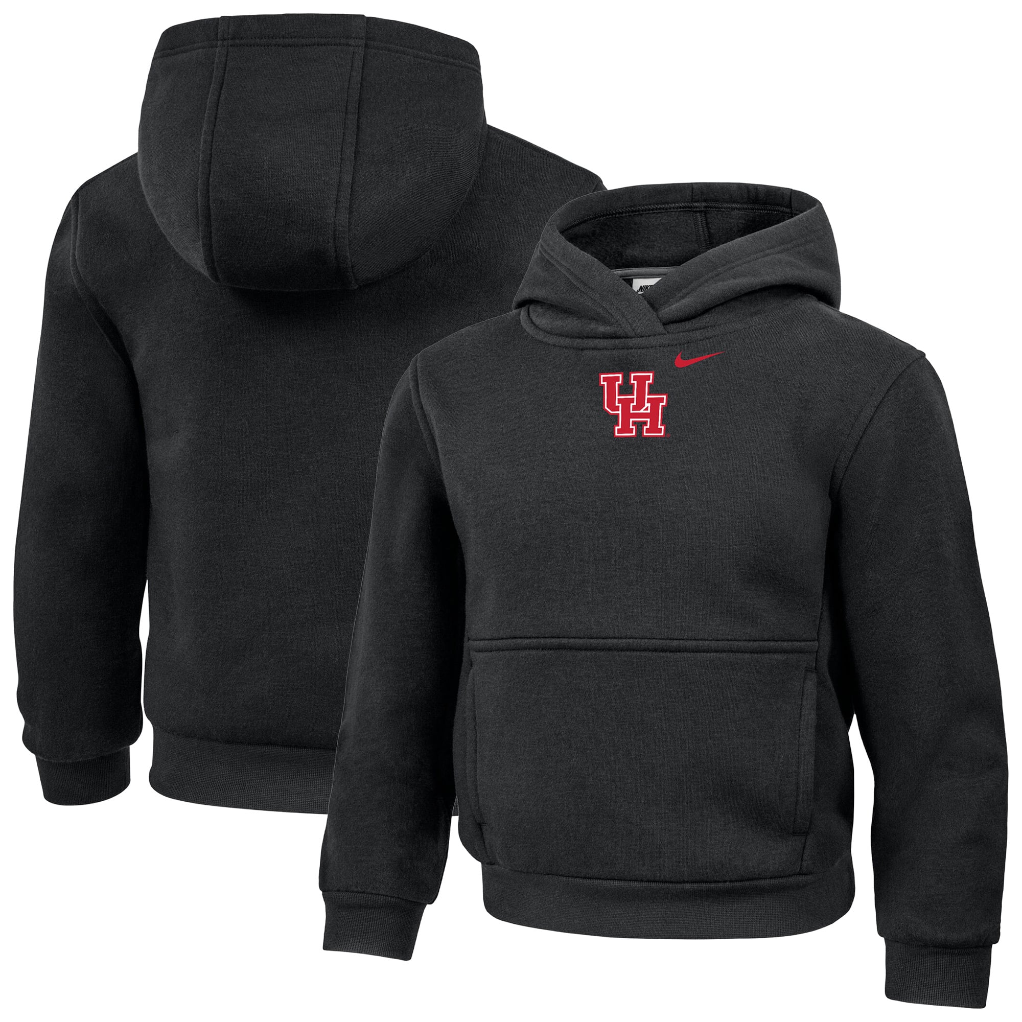 Sweat à capuche Nike noir pour tout-petit Houston Cougars Core