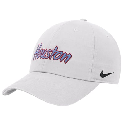 Houston Cougars Nike Unisex Club Adjustable Hat - White