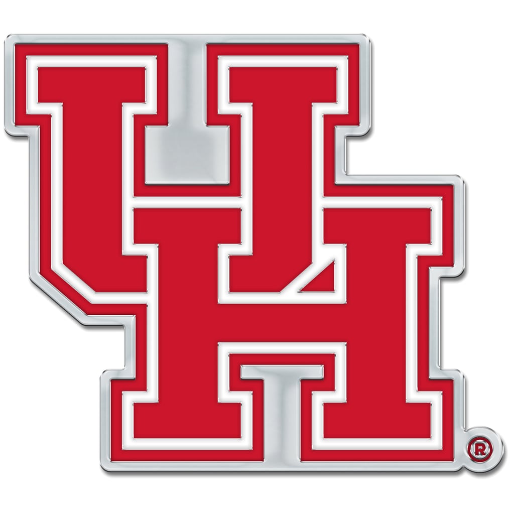 WinCraft Houston Cougars Colored Chrome Auto Emblem