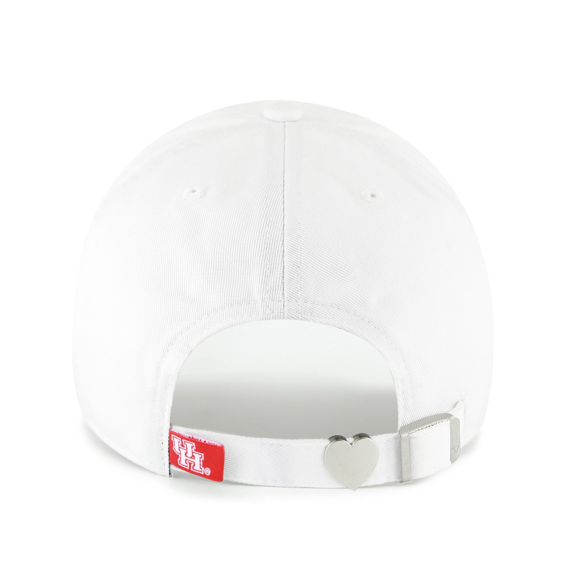 Women's '47 White Houston Cougars Trendy Script Clean Up Adjustable Hat