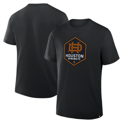 Houston Dynamo FC Fanatics Logo T-Shirt - Black