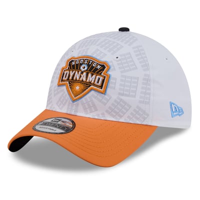 Casquette ajustable Houston Dynamo FC New Era 2026 Third Jersey Hook 9TWENTY - Blanc/Orange