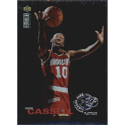 1995-96 Collector's Choice Player's Club Platinum #142 Sam Cassell