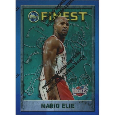 1995-96 Finest Refractors #208 Mario Elie