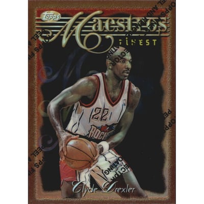 1996-97 Finest Refractors #23 Clyde Drexler B