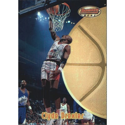 1997-98 Bowman's Best Refractors #16 Clyde Drexler