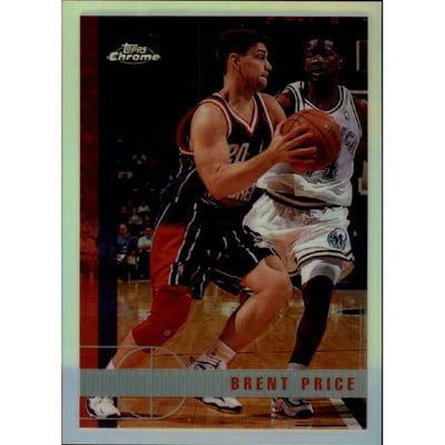1997-98 Topps Chrome Refractors #209 Brent Price