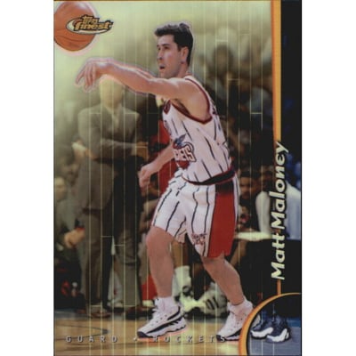 1998-99 Finest No Protectors Refractors #2 Matt Maloney