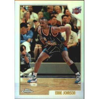 1998-99 Topps Chrome Refractors #36 Eddie Johnson