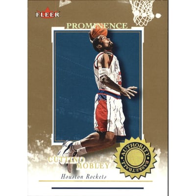 2000-01 Fleer Authority Prominence 125/75 #2 Cuttino Mobley