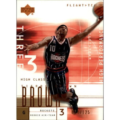 2001-02 Upper Deck Flight Team Copper #91 Tierre Brown