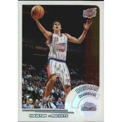 2002-03 Topps Chrome Refractors White Border #165B Bostjan Nachbar/Slovenian