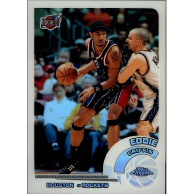 2002-03 Topps Chrome Refractors White Border #46 Eddie Griffin