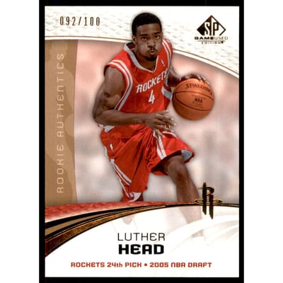 2005-06 SP Game Used 100 #106 Luther Head