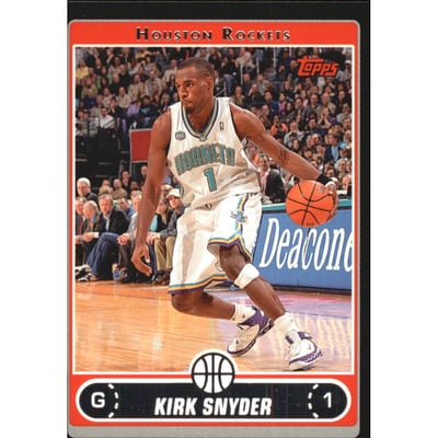2006-07 Topps Black #66 Kirk Snyder