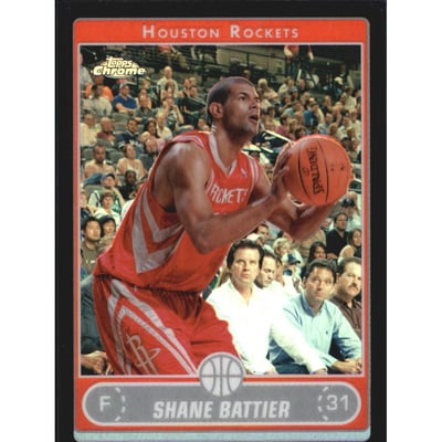 2006-07 Topps Chrome Refractors Black #128 Shane Battier