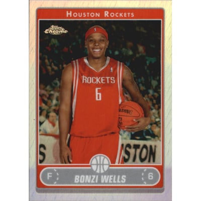 2006-07 Topps Chrome Refractors #148 Bonzi Wells