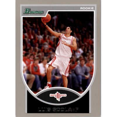 2007-08 Bowman Silver #120 Luis Scola