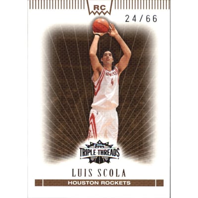 2007-08 Topps Triple Threads Sepia #148 Luis Scola