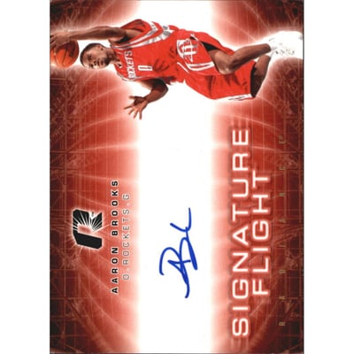 2008-09 Upper Deck Radiance Signature Flight #SFAB Aaron Brooks