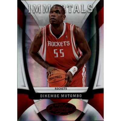2009-10 Certified Mirror Red #154 Dikembe Mutombo
