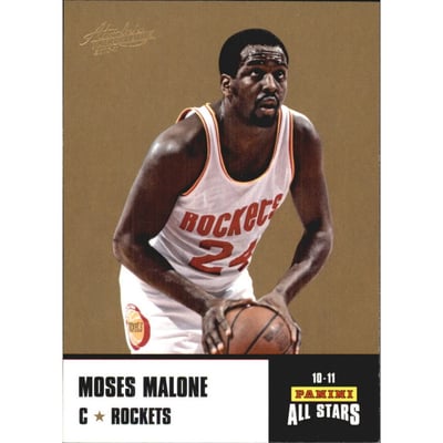 2010-11 Absolute Memorabilia Panini All Stars Rack Pack #35 Moses Malone