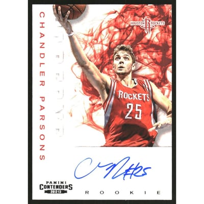 2012-13 Panini Contenders #266 Chandler Parsons AU RC