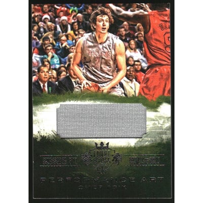 2013-14 Court Kings Performance Art Memorabilia #39 Omer Asik/299