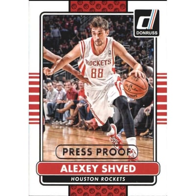 2014-15 Donruss Press Proofs Silver #94 Alexey Shved