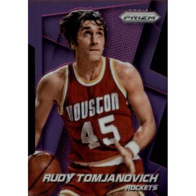 2014-15 Panini Prizm Prizms Purple Die Cut #188 Rudy Tomjanovich