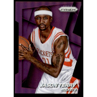2014-15 Panini Prizm Prizms Purple Die Cut #45 Jason Terry