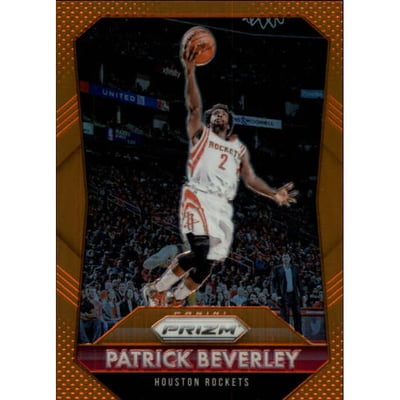 2015-16 Panini Prizm Prizms Orange #15 Patrick Beverley