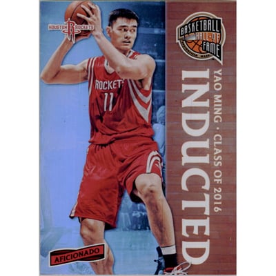 2016-17 Panini Aficionado #148 Yao Ming/Inducted