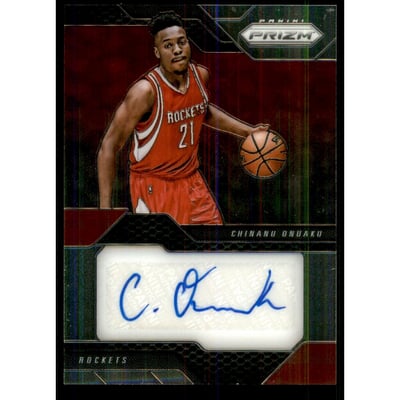 2016-17 Panini Prizm Rookie Signatures #32 Chinanu Onuaku