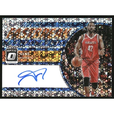 2017-18 Donruss Optic Fast Break Signatures #32 Nene
