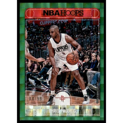 2017-18 Hoops Green #42 Chris Paul