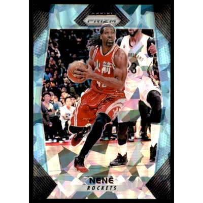 2017-18 Panini Prizm Prizms Blue Ice #253 Nene