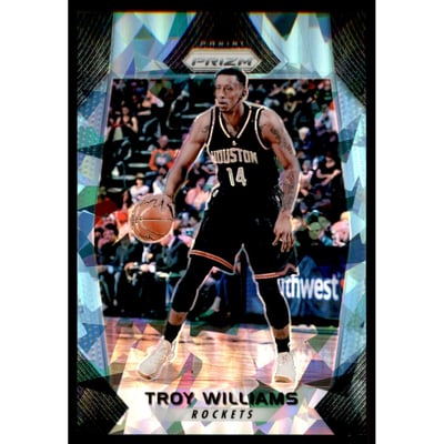 2017-18 Panini Prizm Prizms Blue Ice #259 Troy Williams