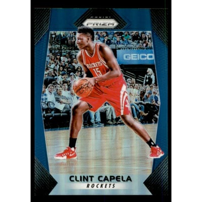2017-18 Panini Prizm Prizms Blue #258 Clint Capela