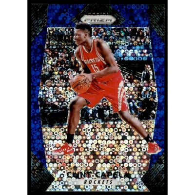 2017-18 Panini Prizm Prizms Fast Break Blue #258 Clint Capela